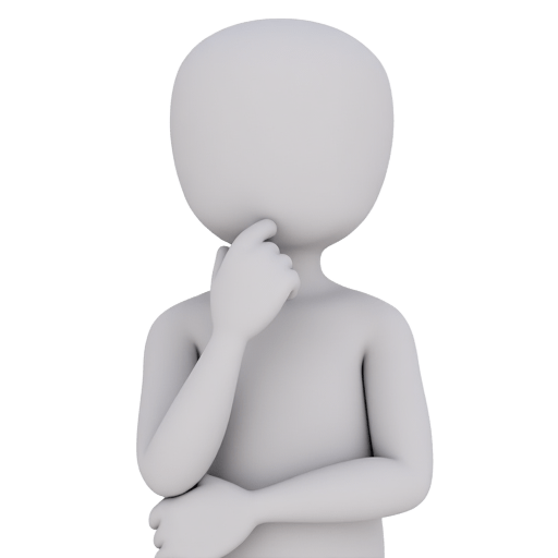 thinking about something