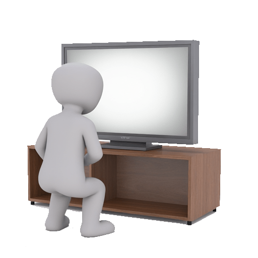 watching TV