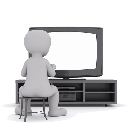 watching TV