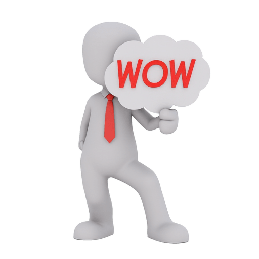 saying wow