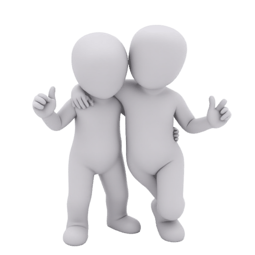 hug friend