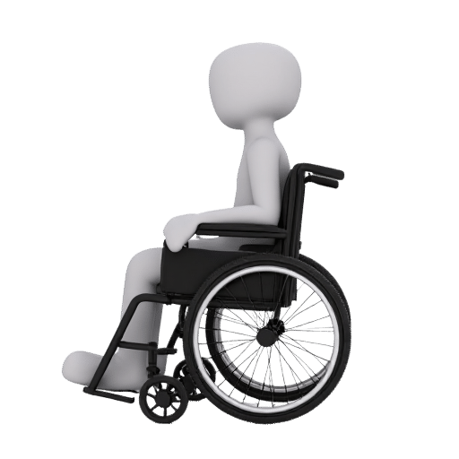 going in a wheelchair