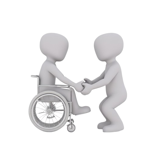 helping out