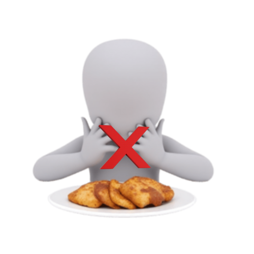 not eating