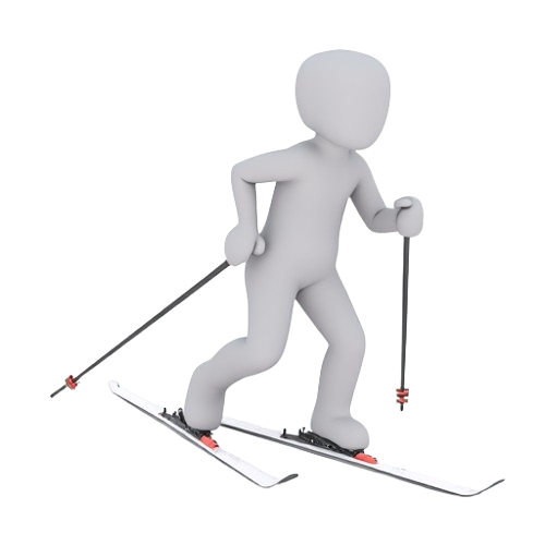 skiing