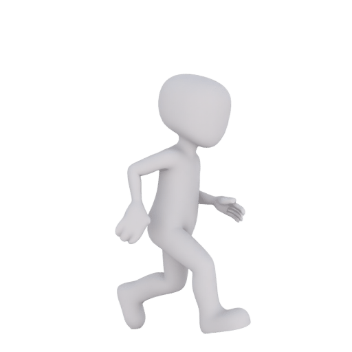 striding