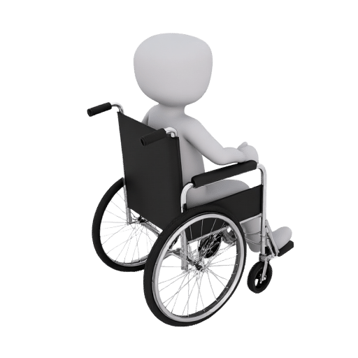 turning in a wheelchair