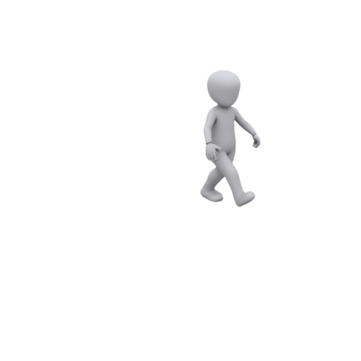 walking away