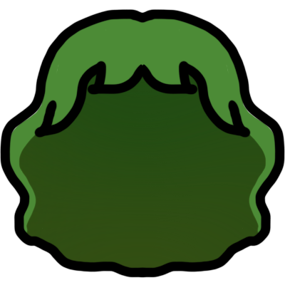 green hair