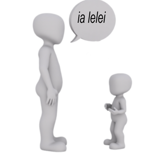 telling someone