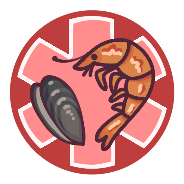 serious shellfish allergy