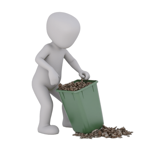 contain rubbish
