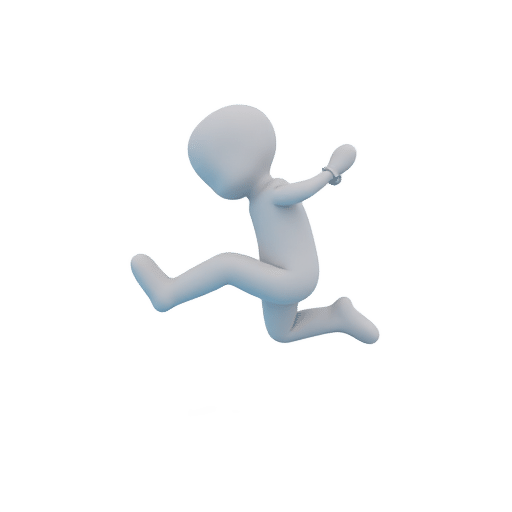 leaping