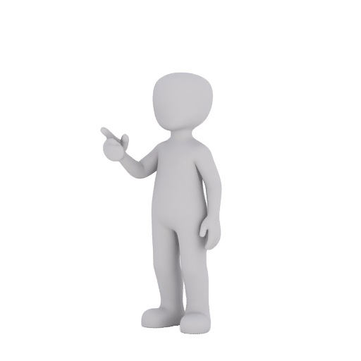 making a point