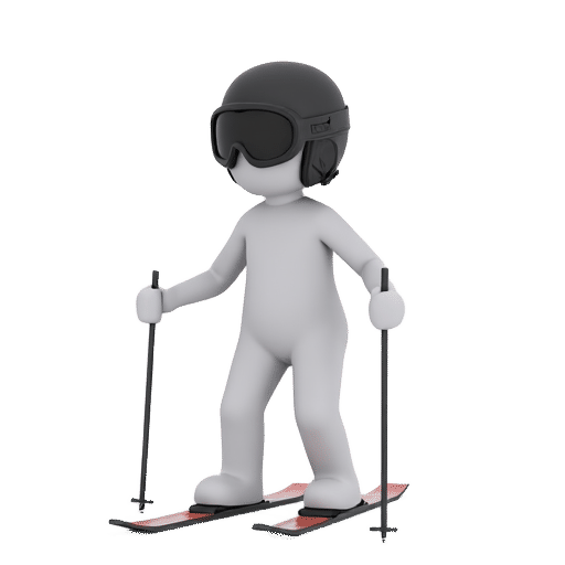 skiing