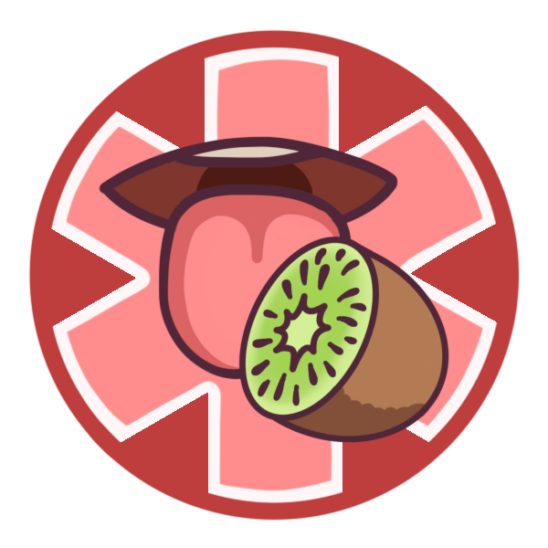 serious oral kiwi allergy