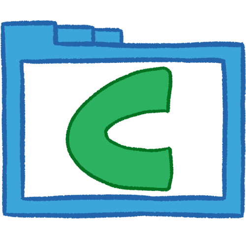 C folder (green, thick)