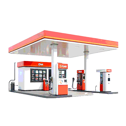 petrol station