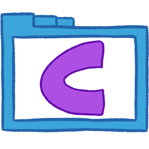 C folder (purple, thick)
