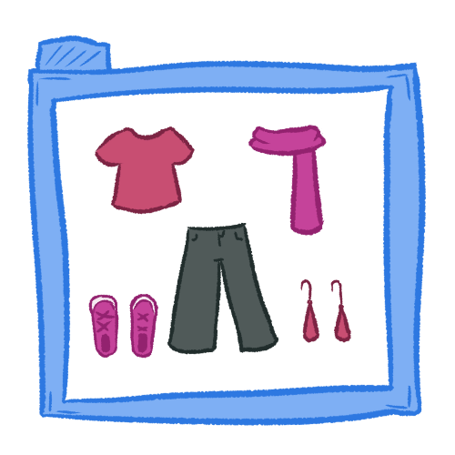 clothing folder