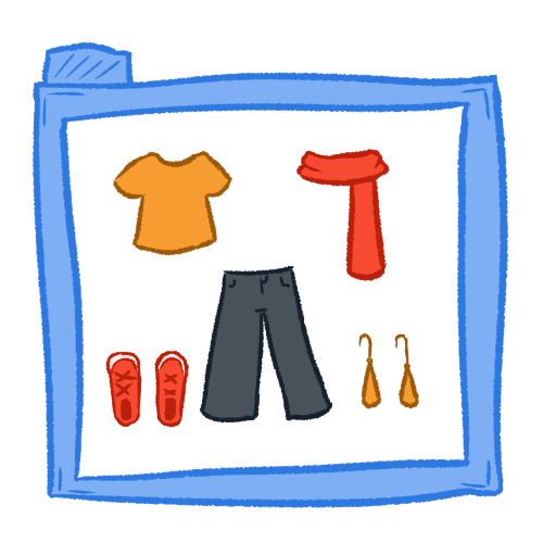 clothing folder