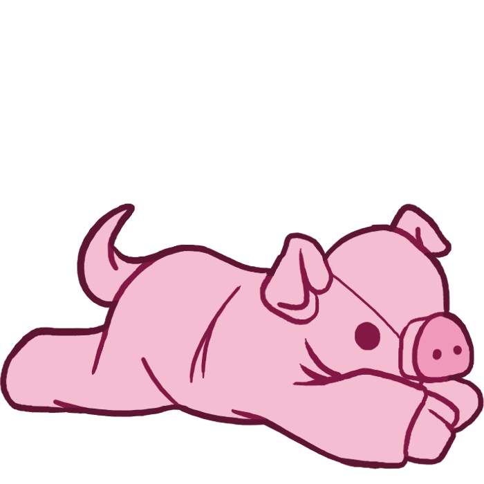 pig plushie