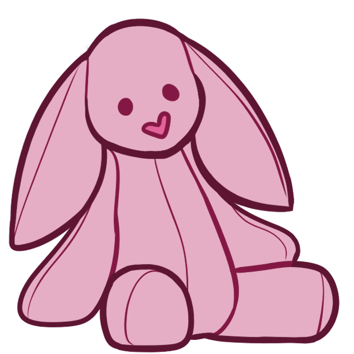 rabbit plushie