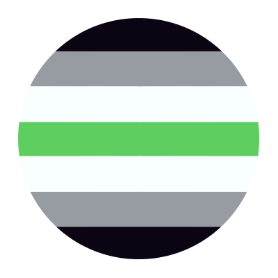 agender pride circle