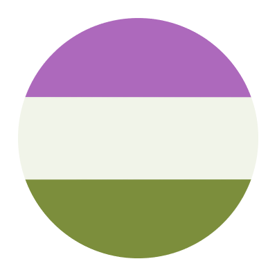 genderqueer pride circle