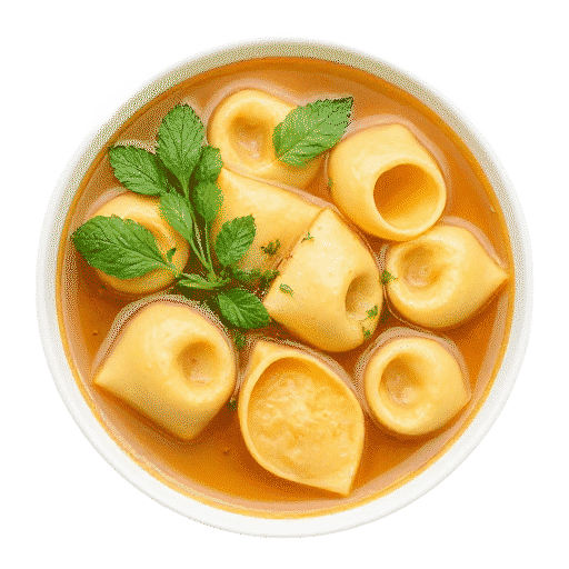 Tortellini in broth