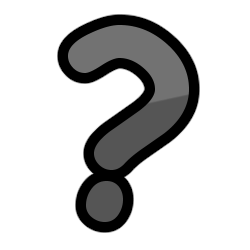 question mark
