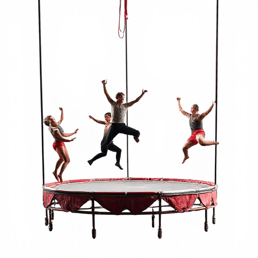 circus trampoline performers