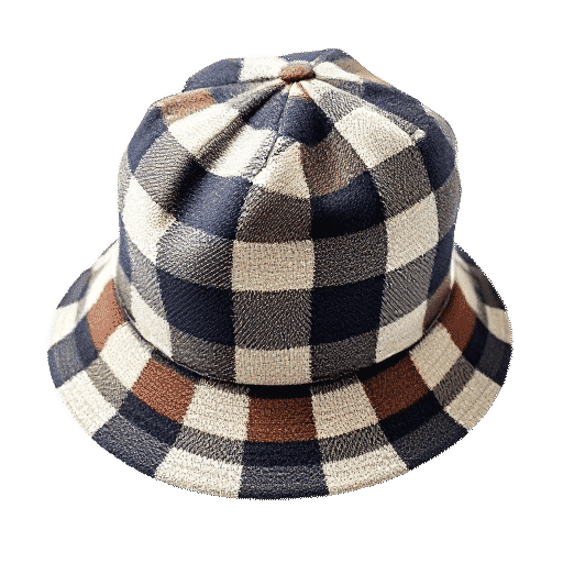 check bucket hat