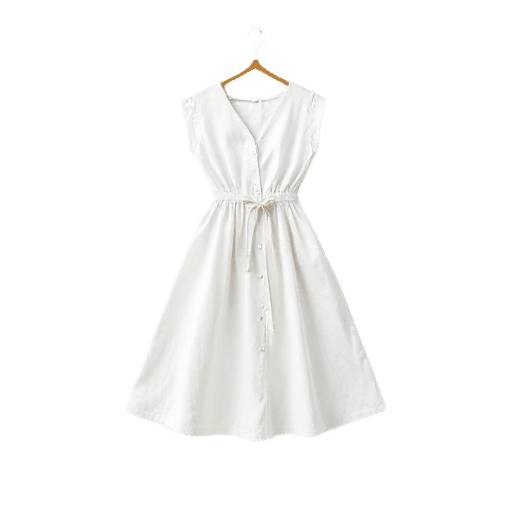 dress with a tie