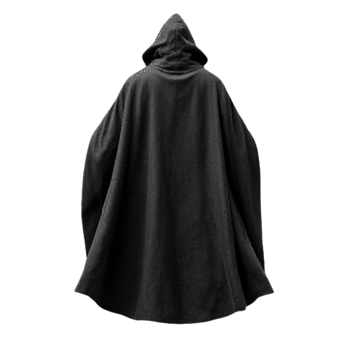 hooded long cloak