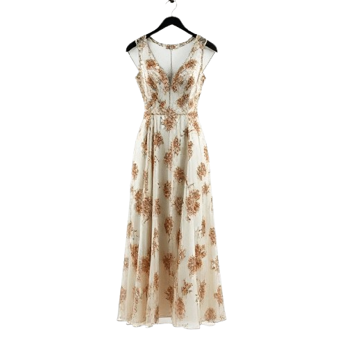 long sleeveless dress
