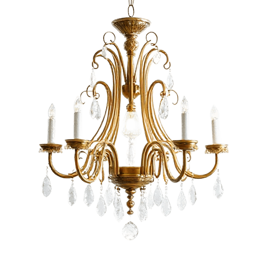 glass chandelier