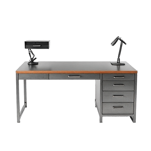 metal desk