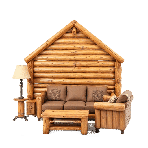 log cabin style furniture