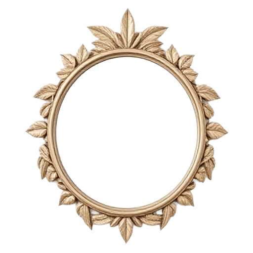 pineapple shaped mirror frame