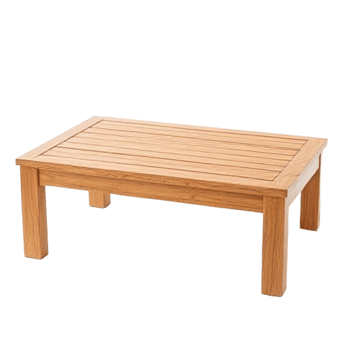 slatted coffee table