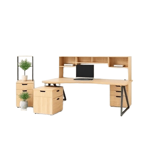 u shaped desk