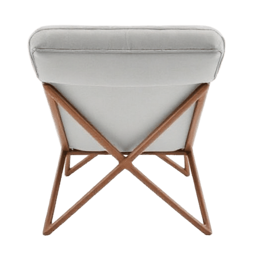 X frame chaise lounge