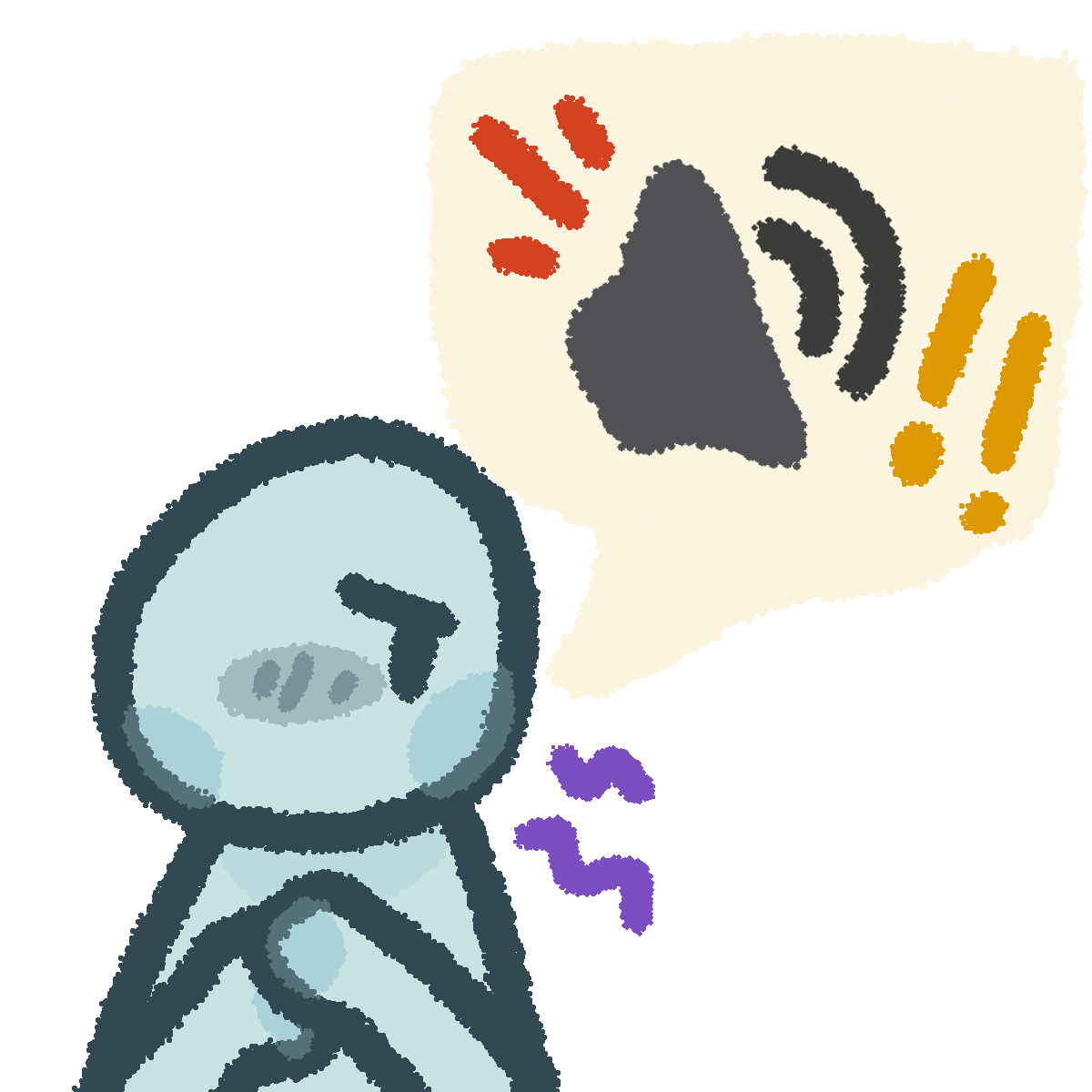 it's too loud