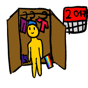 I came out in 2017