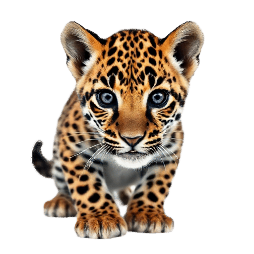 leopard young