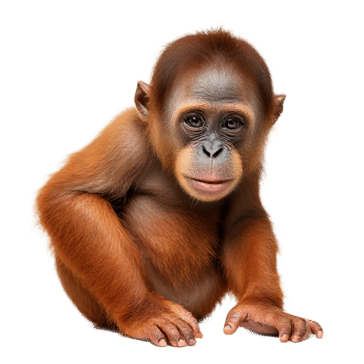 orangutan young