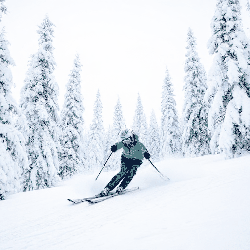 skiing