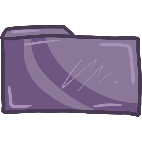 [symbol template] purple folder