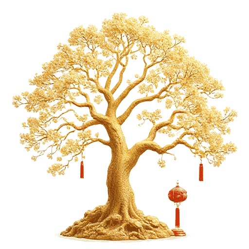 Golden Money Tree Chinese New Year
